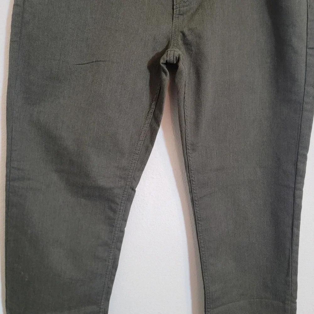 Banana Republic Travel Jean Slim Fit Pant Men 33x30 Green Chino Golf Performance